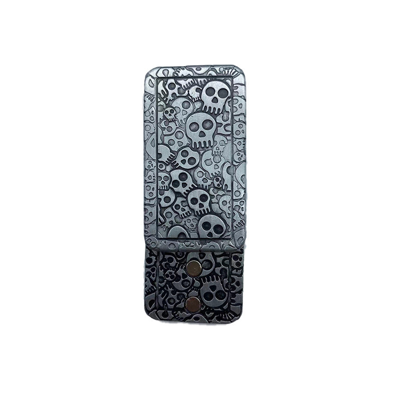 Skull Fingertip Slider — zinc alloy build quality and weight