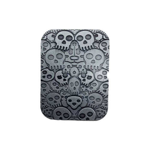Skull Fingertip Slider — detailed skull design close-up